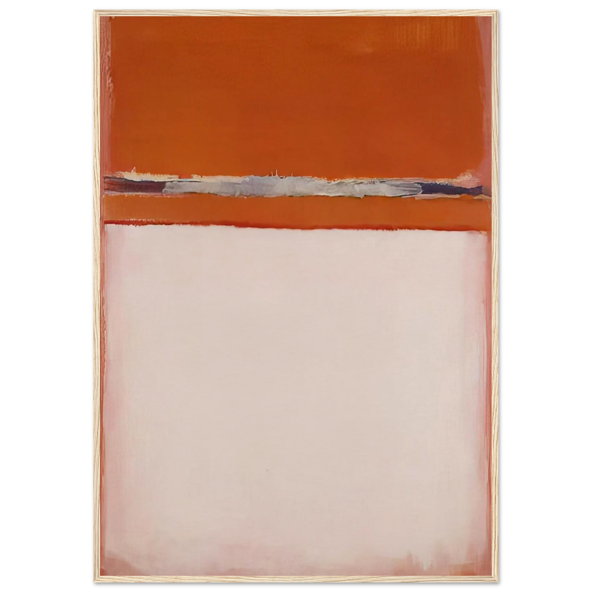 No.18 - 1951 Framed Poster | Mark Rothko Framed Prints Wall Art | Rothko Prints