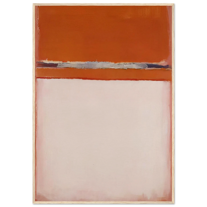 No.18 - 1951 Framed Poster | Mark Rothko Framed Prints Wall Art | Rothko Prints