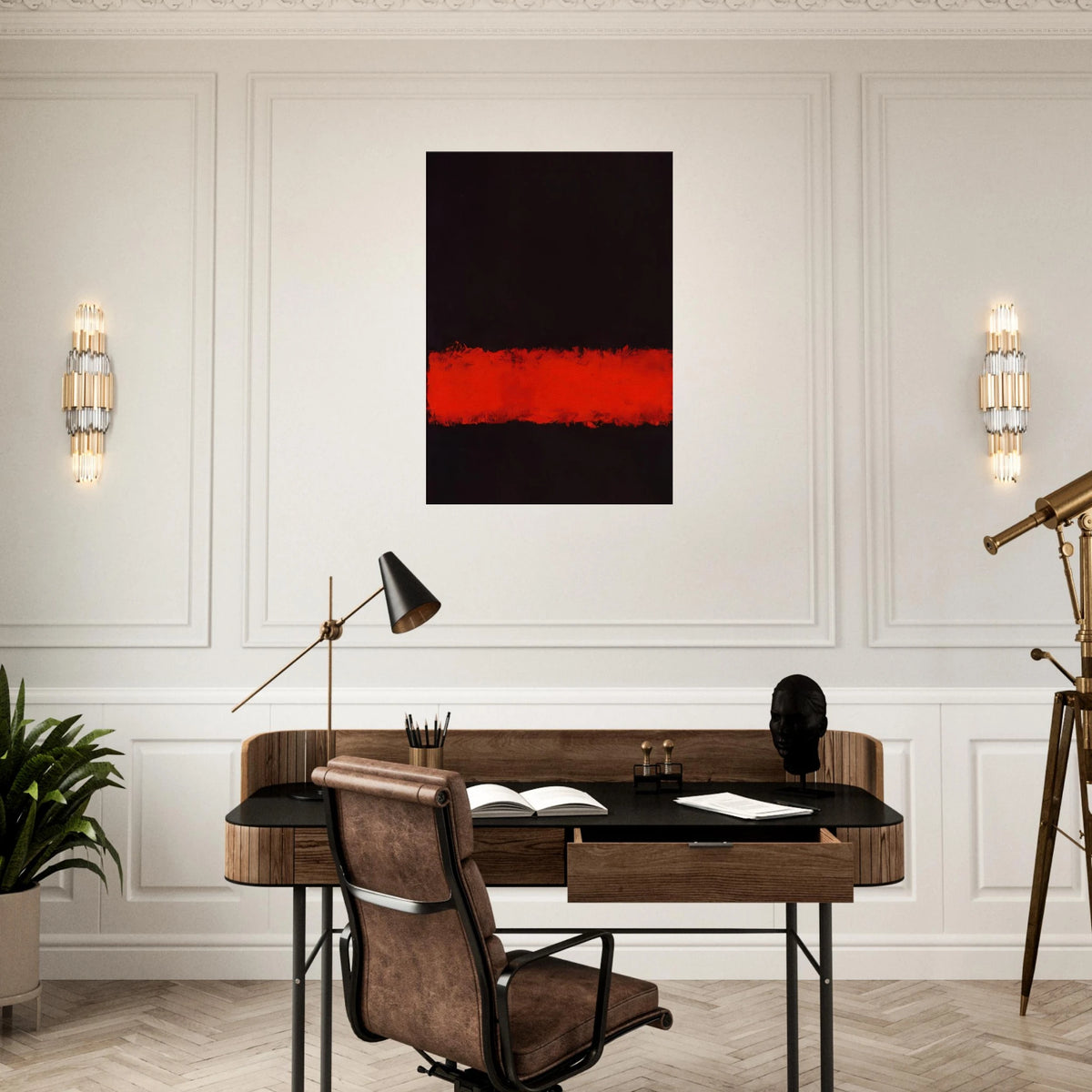 Black, Red and Black - 1968 Canvas | Mark Rothko Canvas | Rothko Prints
