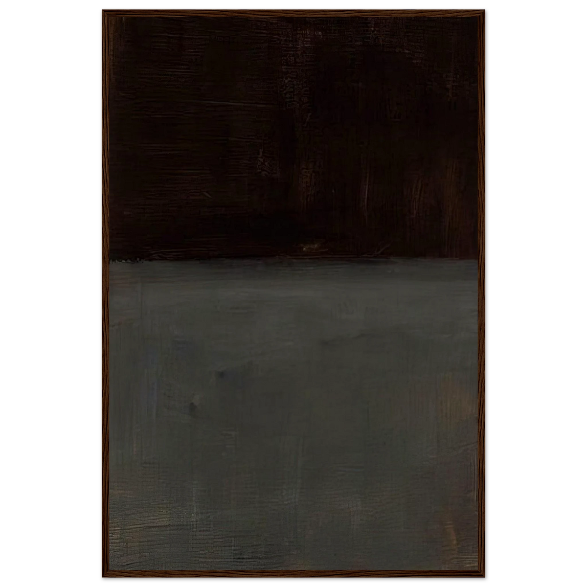Untitled brown and gray - 1969 Framed Poster | Mark Rothko Framed Prints Wall Art | Rothko Prints