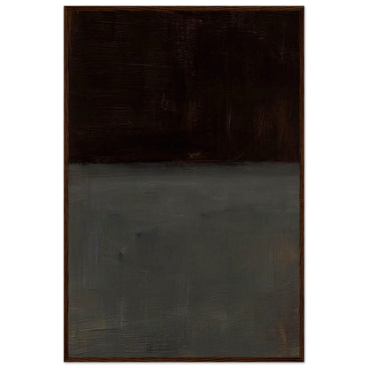 Untitled brown and gray - 1969 Framed Poster | Mark Rothko Framed Prints Wall Art | Rothko Prints