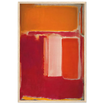 Yellow, Cherry, Orange - 1947 Framed Poster | Mark Rothko Framed Prints Wall Art | Rothko Prints