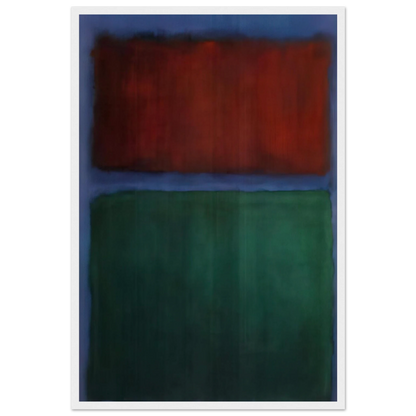 Earth and Green - 1955 Framed Poster | Mark Rothko Framed Prints Wall Art | Rothko Prints