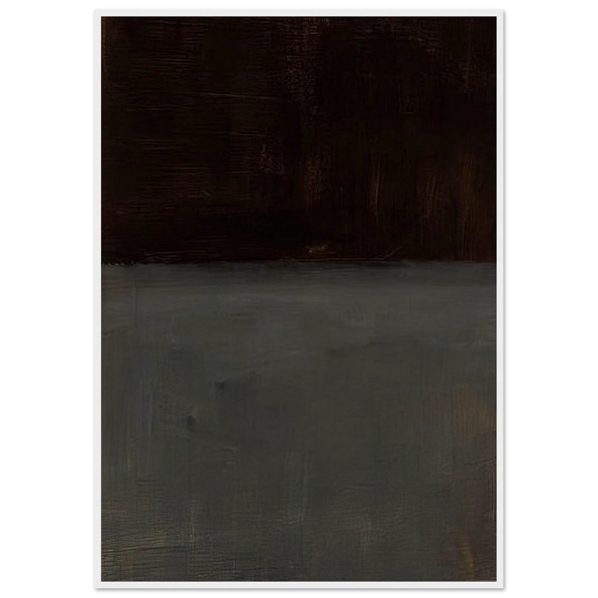 Untitled brown and gray - 1969 Framed Poster | Mark Rothko Framed Prints Wall Art | Rothko Prints