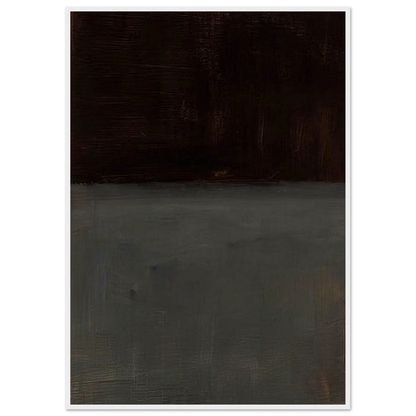 Untitled brown and gray - 1969 Framed Poster | Mark Rothko Framed Prints Wall Art | Rothko Prints