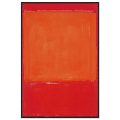 Ochre and Red on Red - 1957 Framed Poster | Mark Rothko Framed Prints Wall Art | Rothko Prints
