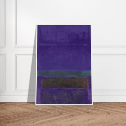 Untitled [Blue, Green, and Brown] - 1952 Framed Poster | Mark Rothko Framed Prints Wall Art | Rothko Prints