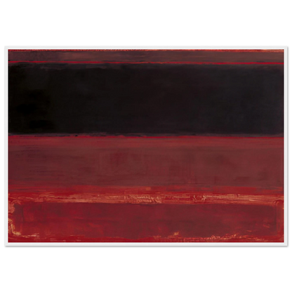 Four Darks in Red - 1958 Framed Poster | Mark Rothko Framed Prints Wall Art | Rothko Prints