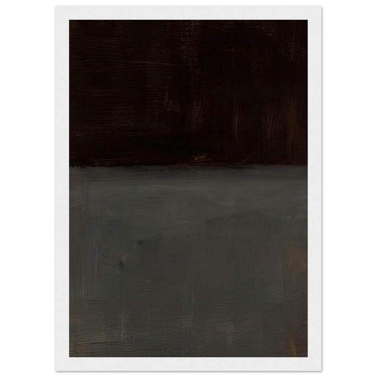 Untitled brown and gray - 1969 Framed Poster | Mark Rothko Framed Prints Wall Art | Rothko Prints