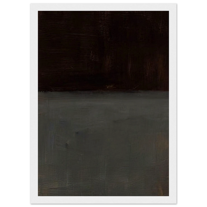 Untitled brown and gray - 1969 Framed Poster | Mark Rothko Framed Prints Wall Art | Rothko Prints