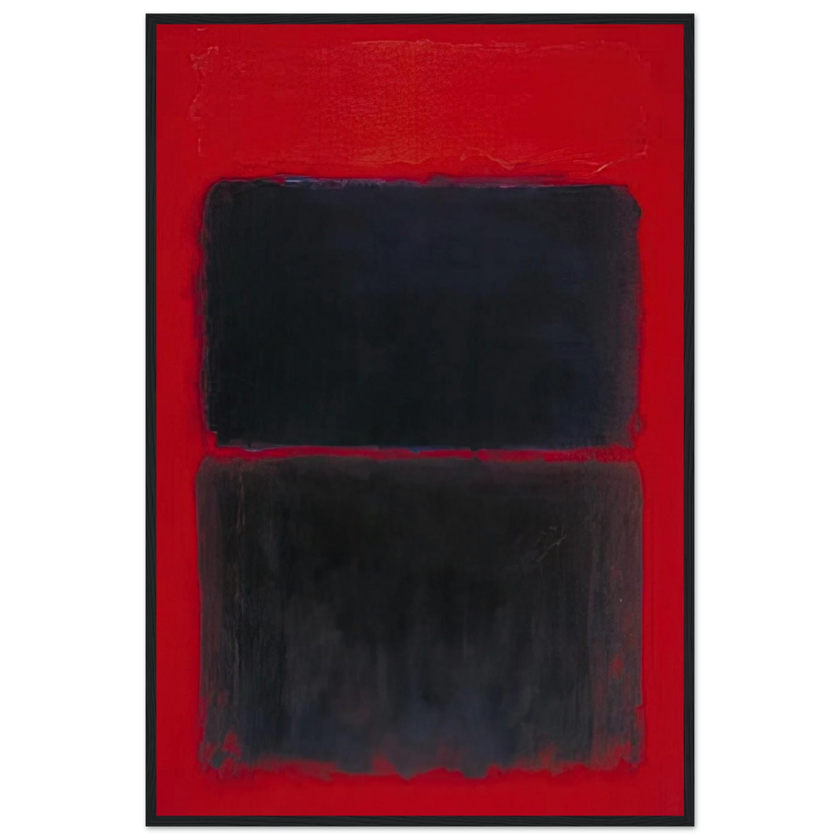 Light Red Over Black - 1957 Framed Poster | Mark Rothko Framed Prints Wall Art | Rothko Prints
