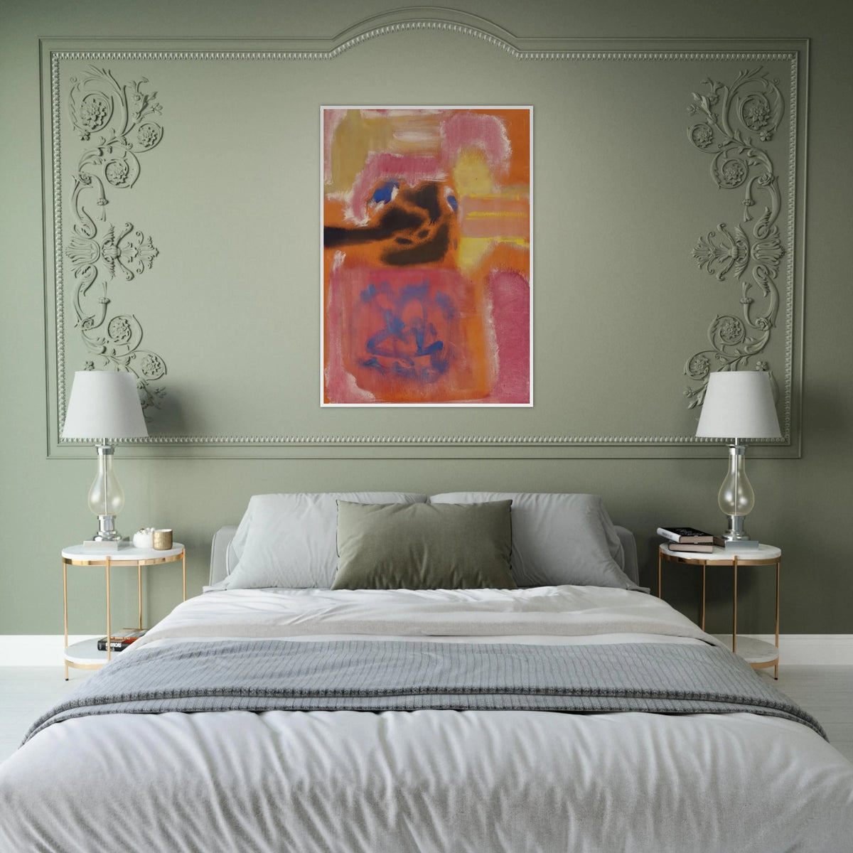 No. 9 - 1947 Framed Poster | Mark Rothko Framed Prints Wall Art | Rothko Prints