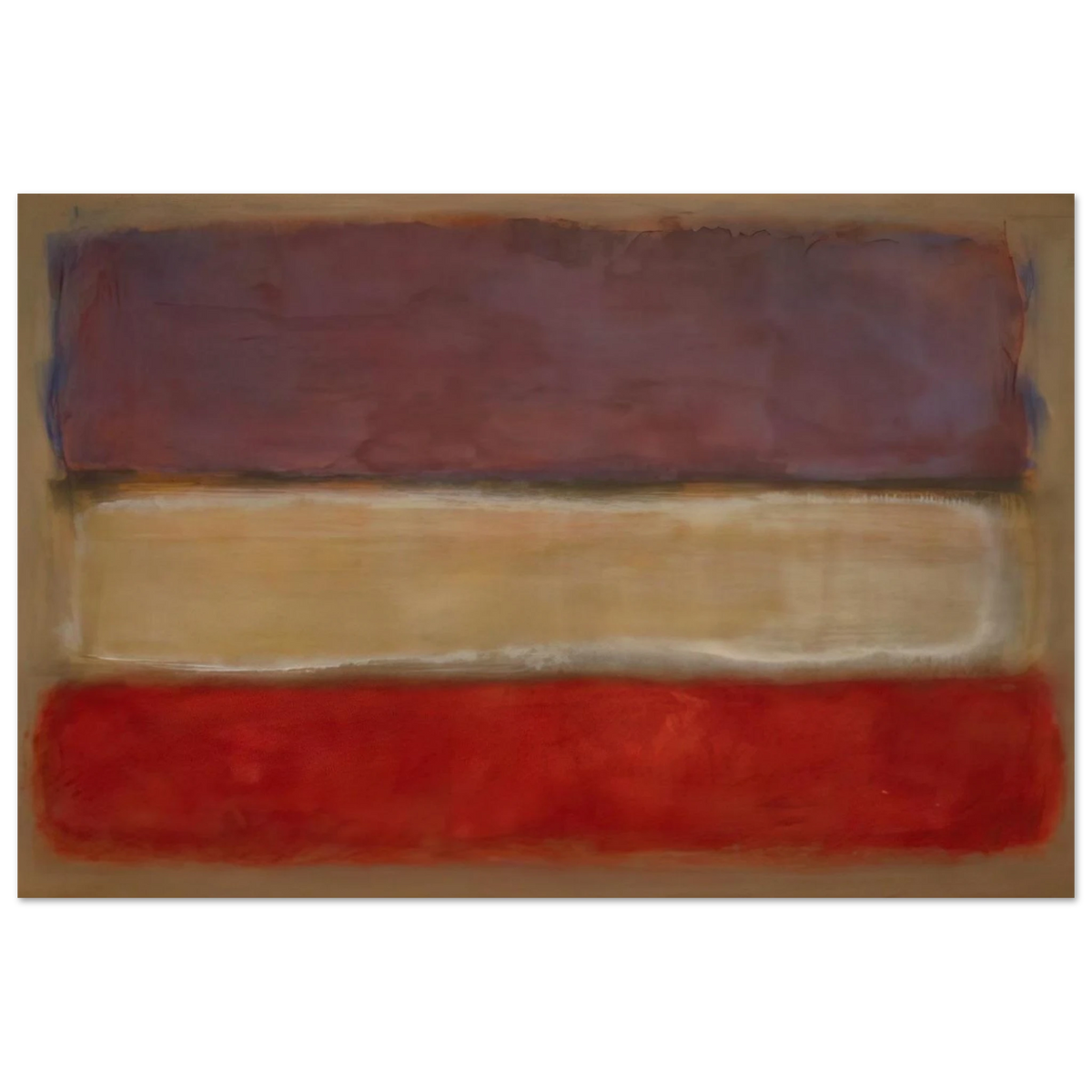 Untitled Purple, White, and Red - 1953 Poster | Mark Rothko Poster | Rothko Prints