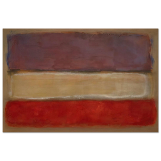 Untitled Purple, White, and Red - 1953 Poster | Mark Rothko Poster | Rothko Prints