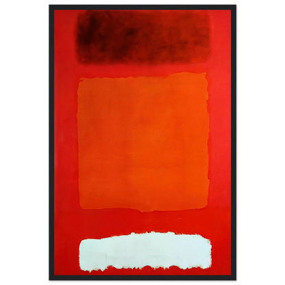 Red, White, and Brown - 1957 Framed Poster | Mark Rothko Framed Prints Wall Art | Rothko Prints