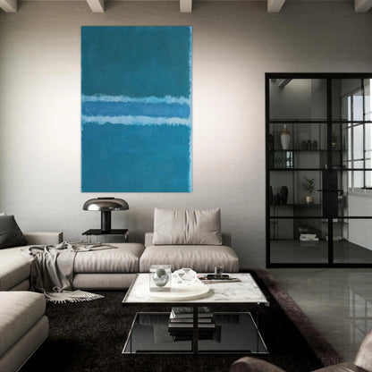 Untitled Blue Divided by Blue - 1966 Poster | Mark Rothko Poster | Rothko Prints