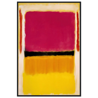 Violet, Black, Orange, Yellow on White and Red - 1949 Framed Poster | Mark Rothko Framed Prints Wall Art | Rothko Prints