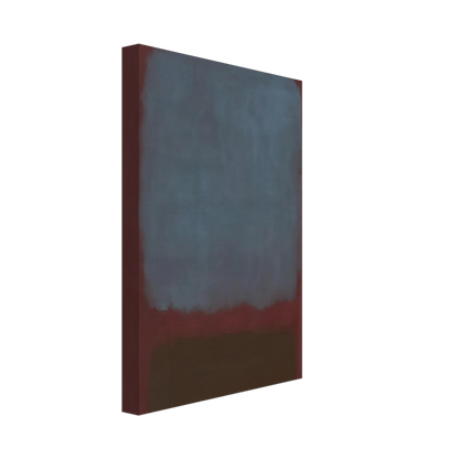 No. 37No. 19 Slate Blue and Brown on Plum - 1958 Canvas | Mark Rothko Canvas | Rothko Prints