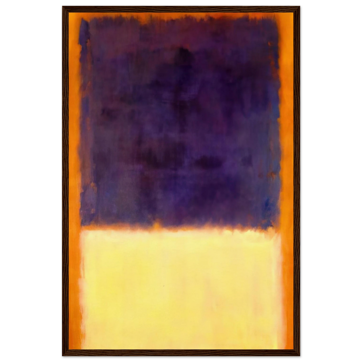 Red, Orange, Tan and Purple - 1954 Framed Poster | Mark Rothko Framed Prints Wall Art | Rothko Prints