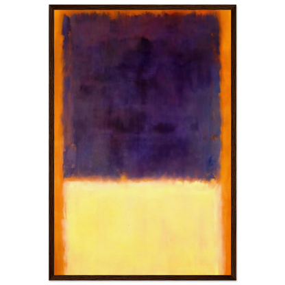 Red, Orange, Tan and Purple - 1954 Framed Poster | Mark Rothko Framed Prints Wall Art | Rothko Prints