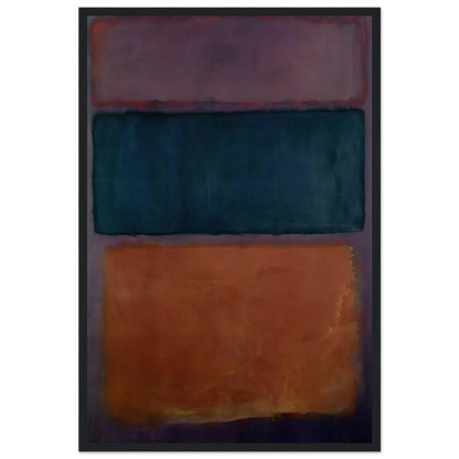 Untitled - 1963 Framed Poster | Mark Rothko Framed Prints Wall Art | Rothko Prints