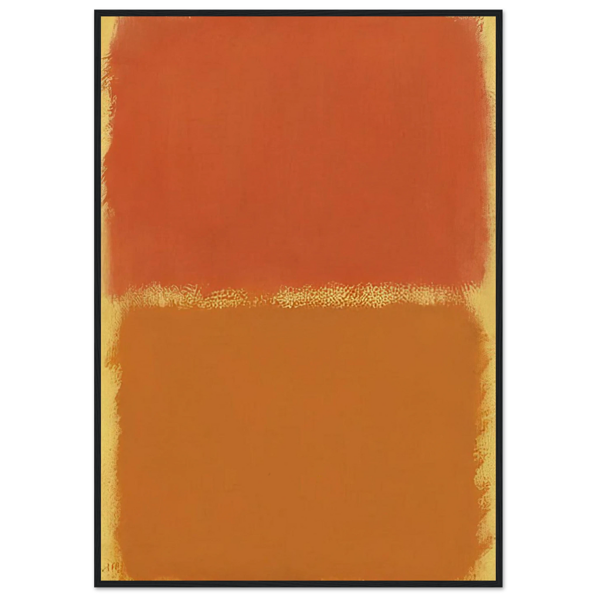 Orange, Red, Orange - 1961 Framed Poster | Mark Rothko Framed Prints Wall Art | Rothko Prints