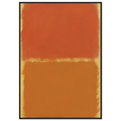 Orange, Red, Orange - 1961 Framed Poster | Mark Rothko Framed Prints Wall Art | Rothko Prints