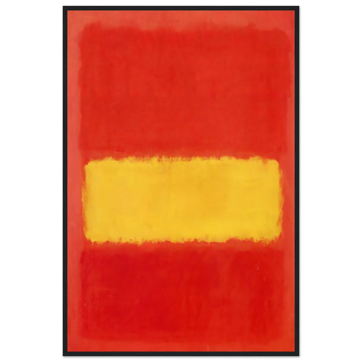 Yellow band - 1956 Framed Poster | Mark Rothko Framed Prints Wall Art | Rothko Prints