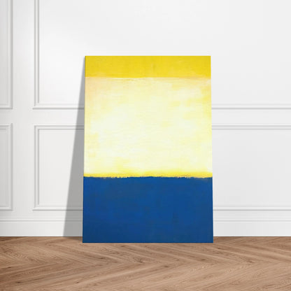 No. 6 Yellow, White, Blue Over Yellow on Gray - 1954 Canvas | Mark Rothko Canvas | Rothko Prints