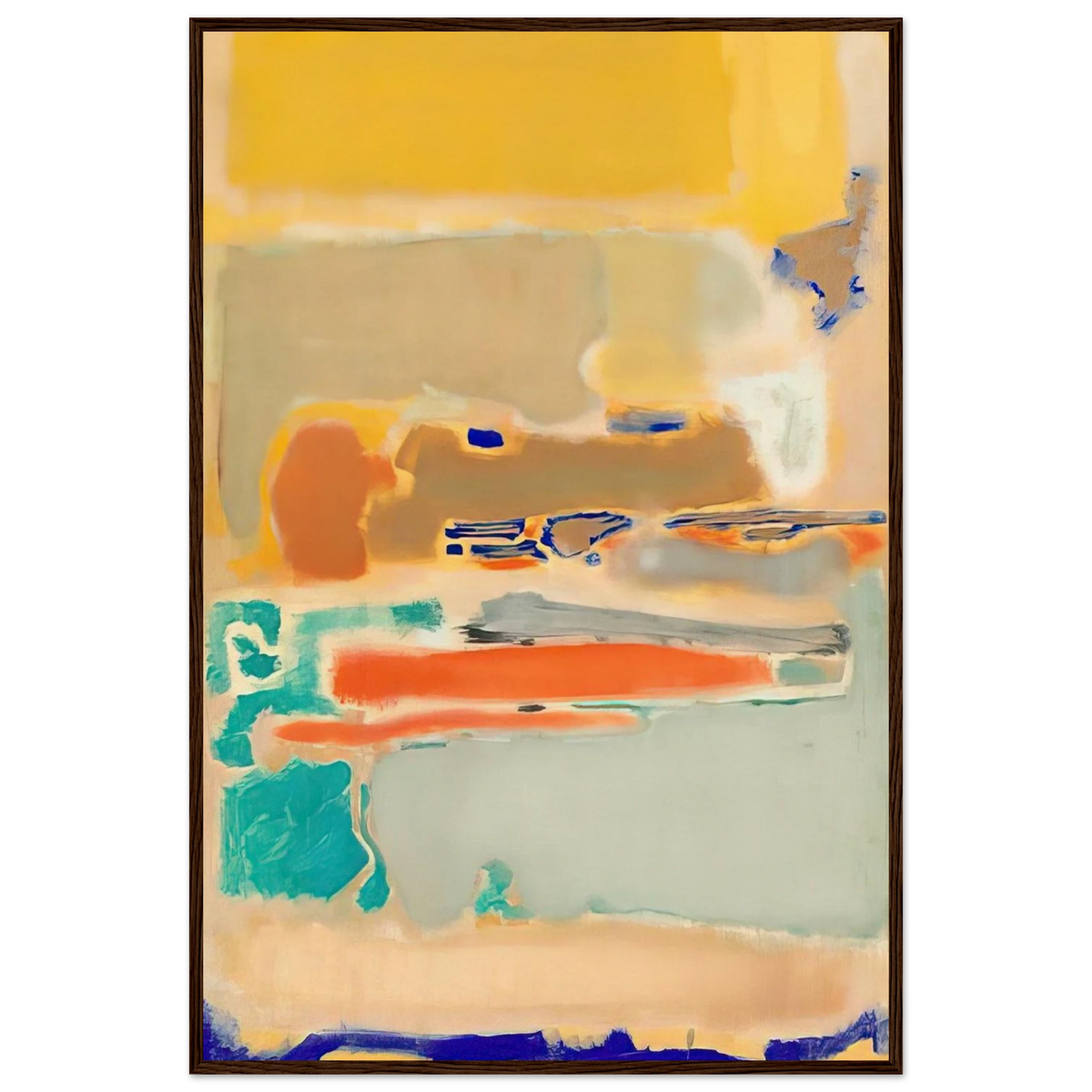 Multiform - 1948 Framed Poster | Mark Rothko Framed Prints Wall Art | Rothko Prints