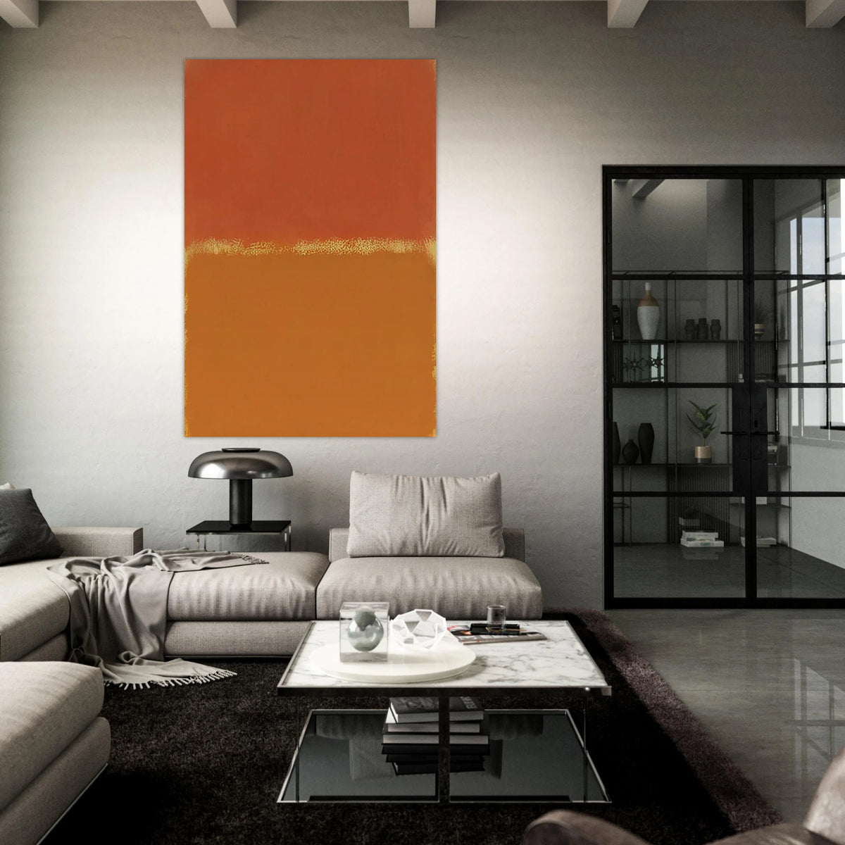 Orange, Red, Orange - 1961 Poster | Mark Rothko Poster | Rothko Prints