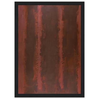 Black on Maroon - 1958 Framed Poster | Mark Rothko Framed Prints Wall Art | Rothko Prints