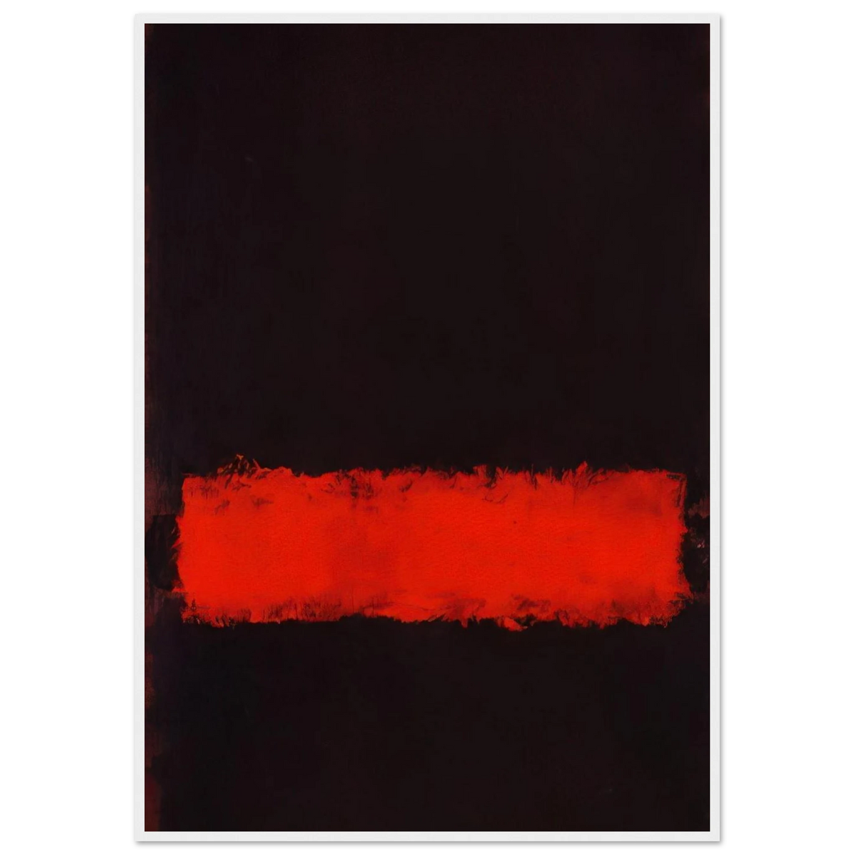 Black, Red and Black - 1968 Framed Poster | Mark Rothko Framed Prints Wall Art | Rothko Prints