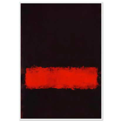 Black, Red and Black - 1968 Framed Poster | Mark Rothko Framed Prints Wall Art | Rothko Prints
