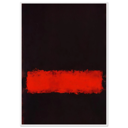 Black, Red and Black - 1968 Framed Poster | Mark Rothko Framed Prints Wall Art | Rothko Prints
