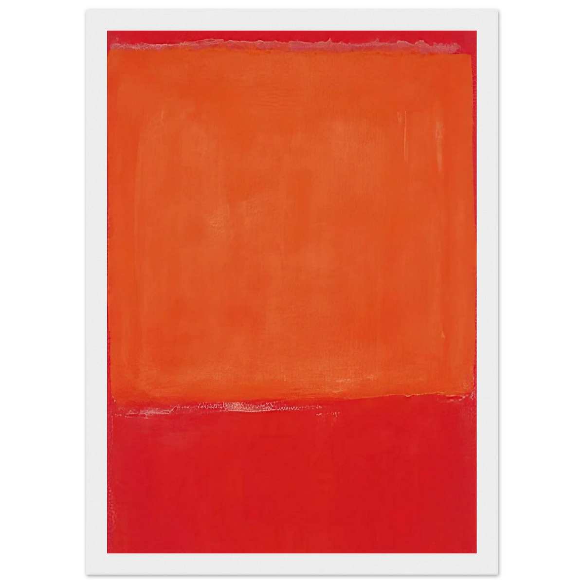 Ochre and Red on Red - 1957 Framed Poster | Mark Rothko Framed Prints Wall Art | Rothko Prints