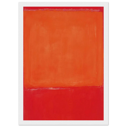 Ochre and Red on Red - 1957 Framed Poster | Mark Rothko Framed Prints Wall Art | Rothko Prints