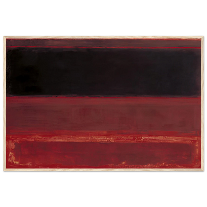 Four Darks in Red - 1958 Framed Poster | Mark Rothko Framed Prints Wall Art | Rothko Prints