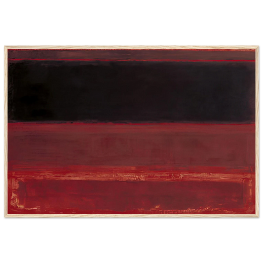 Four Darks in Red - 1958 Framed Poster | Mark Rothko Framed Prints Wall Art | Rothko Prints