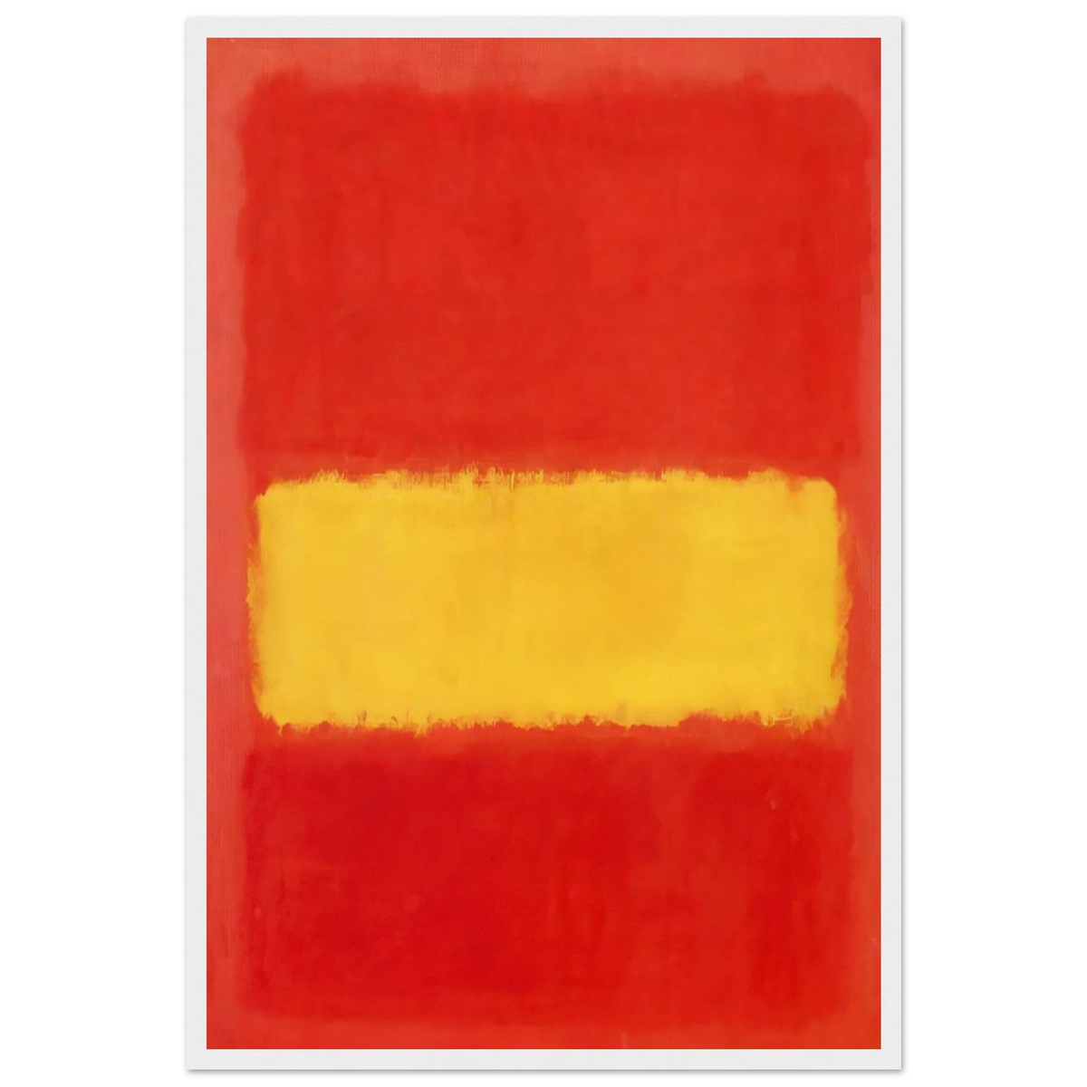 Yellow band - 1956 Framed Poster | Mark Rothko Framed Prints Wall Art | Rothko Prints