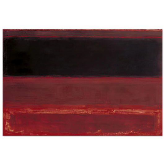 Four Darks in Red - 1958 Poster | Mark Rothko Poster | Rothko Prints
