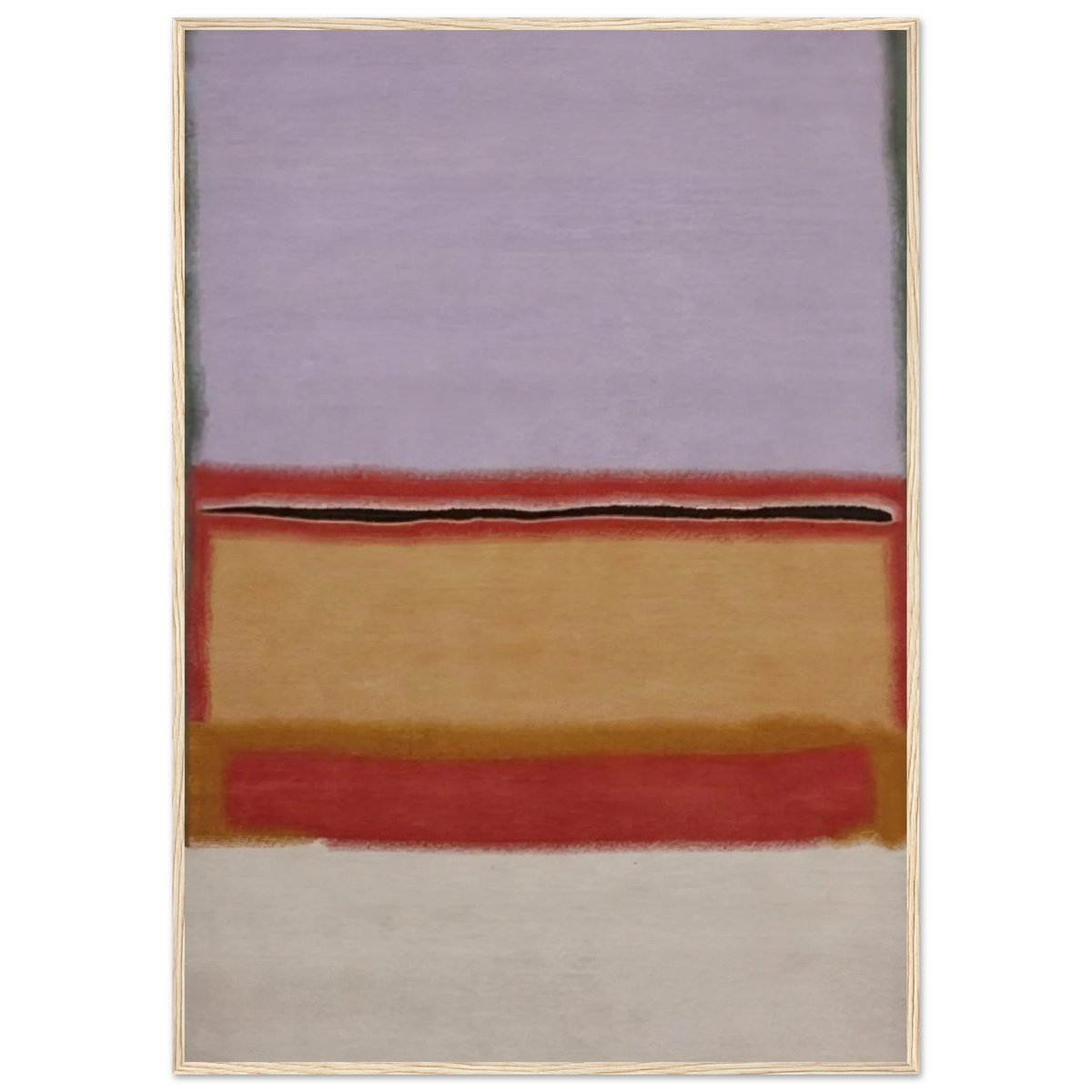 Orange over Violet - 1968 Framed Poster | Mark Rothko Framed Prints Wall Art | Rothko Prints