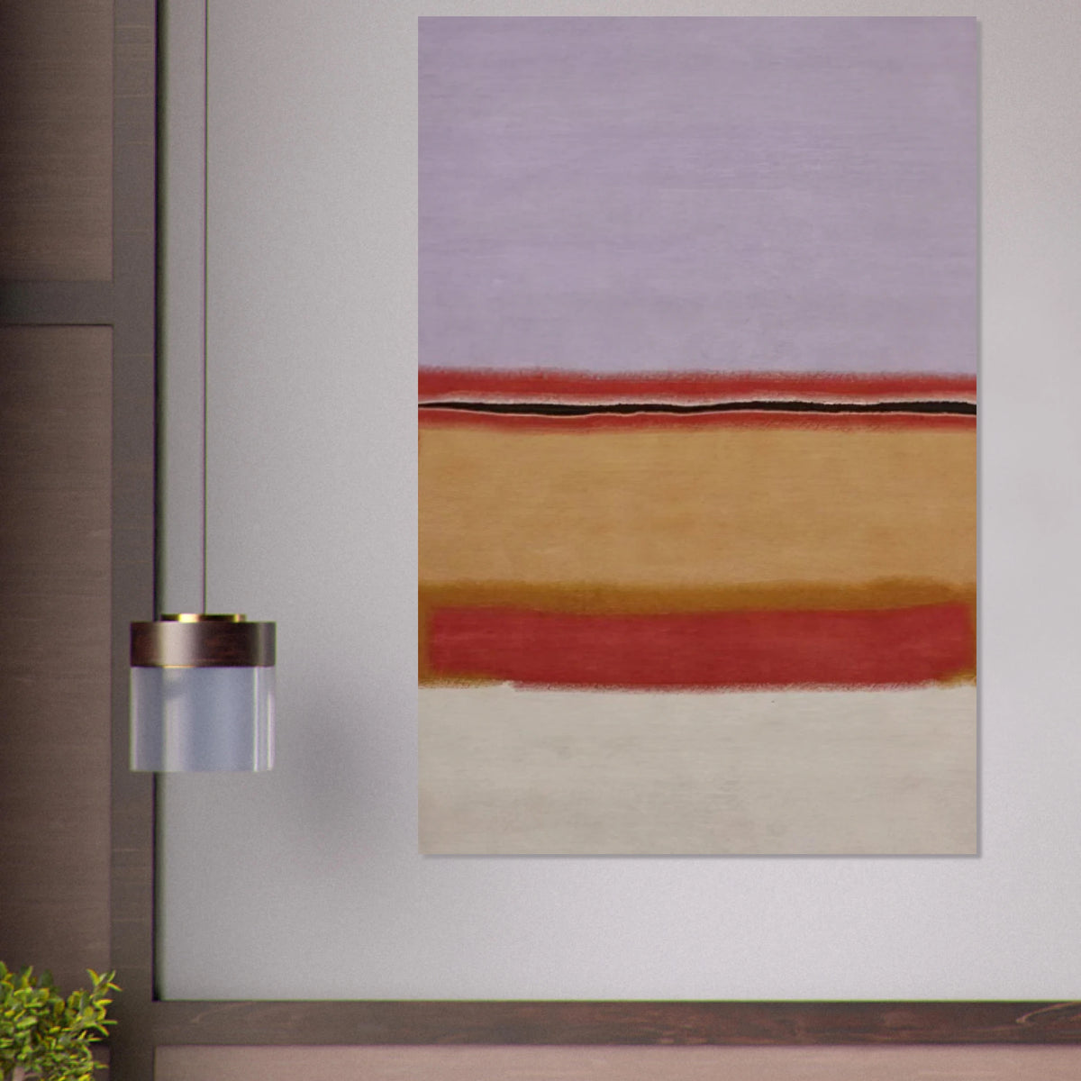 Orange over Violet - 1968 Poster | Mark Rothko Poster | Rothko Prints