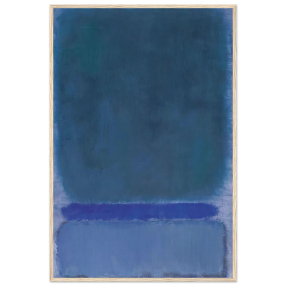 Untitled Green on Blue - 1968 Framed Poster | Mark Rothko Framed Prints Wall Art | Rothko Prints
