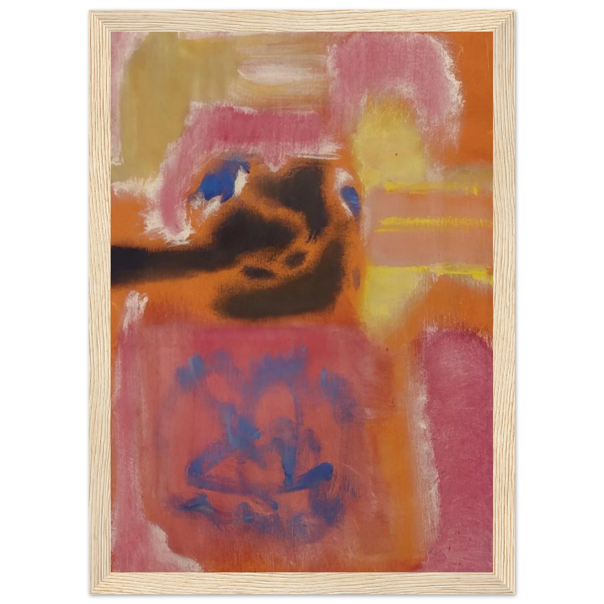 No. 9 - 1947 Framed Poster | Mark Rothko Framed Prints Wall Art | Rothko Prints