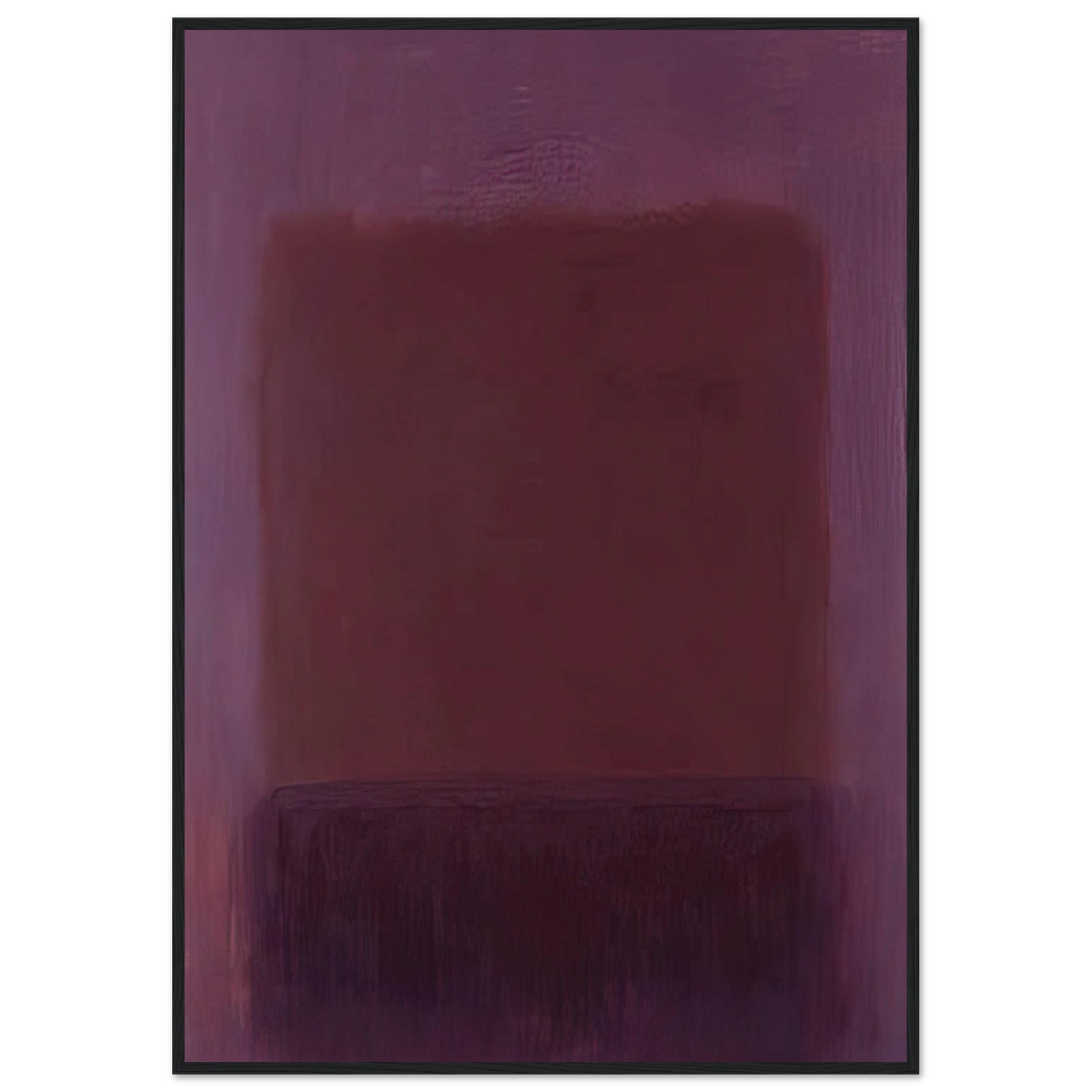 Purple Brown - 1957 Framed Poster | Mark Rothko Framed Prints Wall Art | Rothko Prints