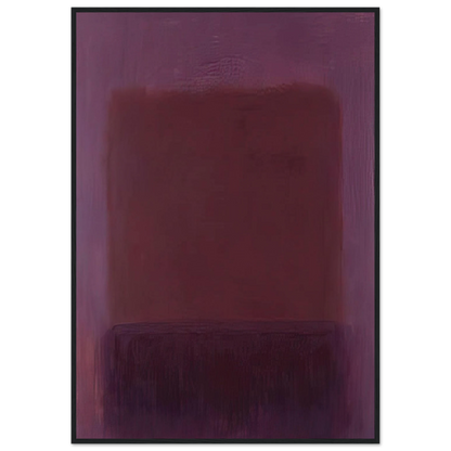 Purple Brown - 1957 Framed Poster | Mark Rothko Framed Prints Wall Art | Rothko Prints