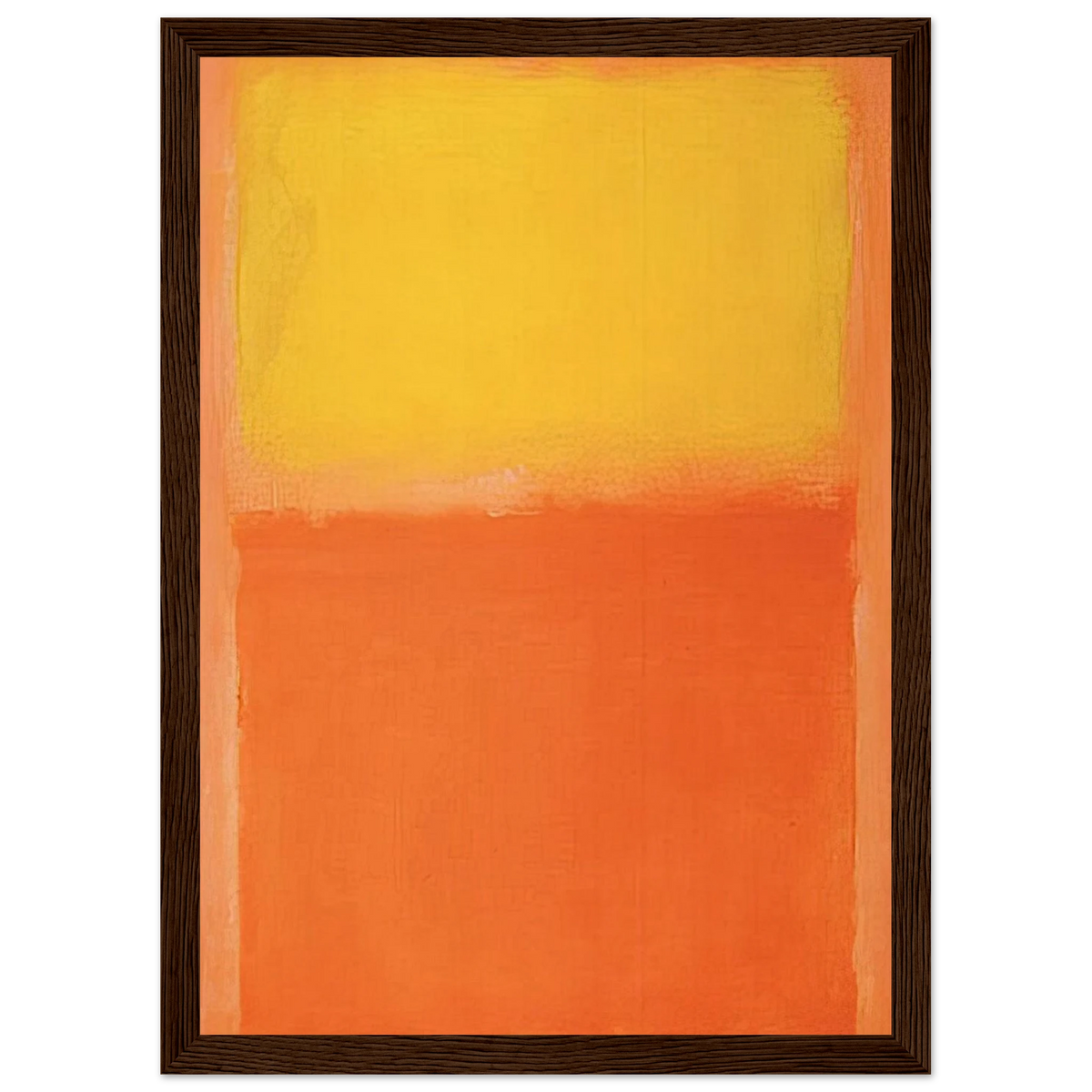 Orange and Yellow - 1956 Framed Poster | Mark Rothko Framed Prints Wall Art | Rothko Prints