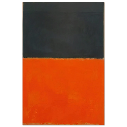 Green and Tangerine on Red - 1956 Poster | Mark Rothko Poster | Rothko Prints