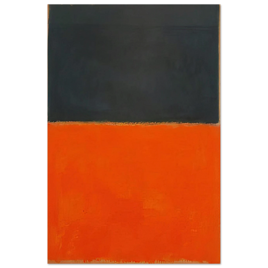Green and Tangerine on Red - 1956 Poster | Mark Rothko Poster | Rothko Prints